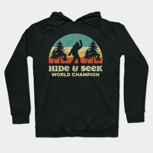 Bigfoot Hide & Seek World Champion - RETRO Hoodie